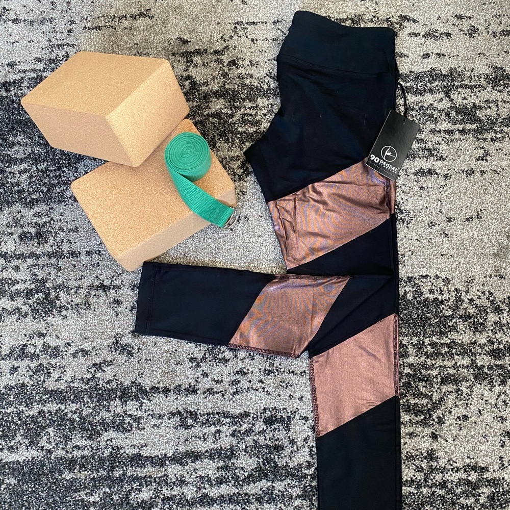 NWT 90 Degree by Reflex High Waisted Yoga Pants